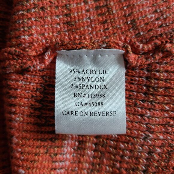 VRG GRL Halter Knit Orange Mini Dress Size S - Picture 7 of 8